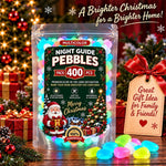 Colorful Glow in the Dark Garden Stones Christmas Luminous Stone, 200 PCS / Pack, 400 PCS / Pack, 600 PCS / Pack, 1000 PCS / Pack