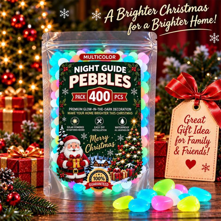 Colorful Glow in the Dark Garden Stones Christmas Luminous Stone, 200 PCS / Pack, 400 PCS / Pack, 600 PCS / Pack, 1000 PCS / Pack