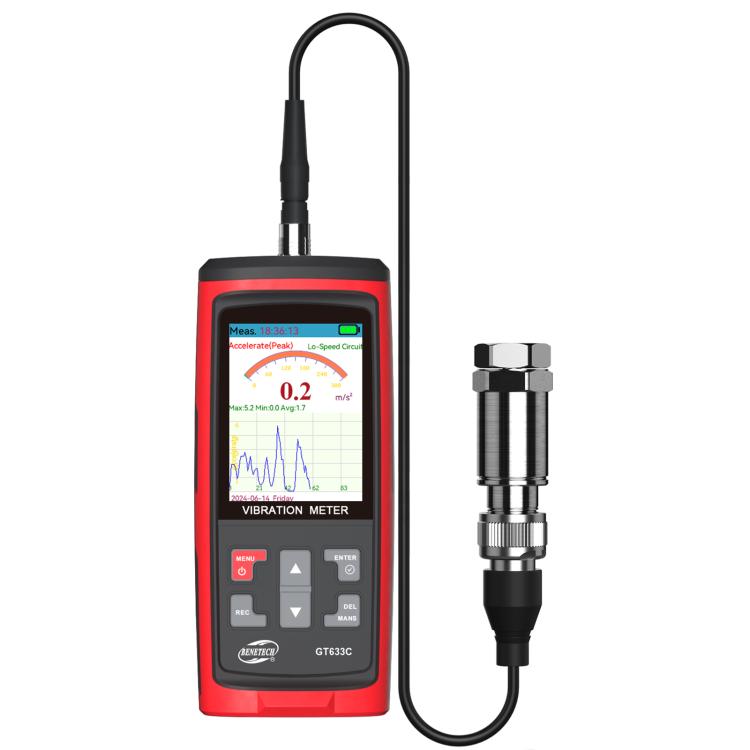 BENETECH GT633C Professional Vibration Meter & Analyzer