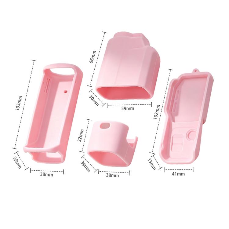 4-in-1 Set Silicone Protective Full-Body Camera Cover, For Insta360 Luna Ultra