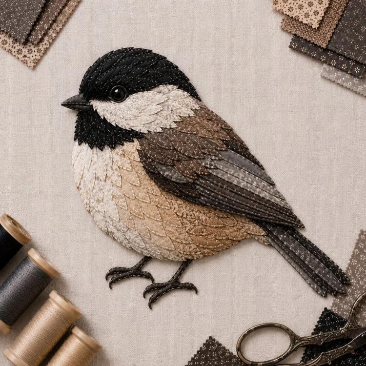 3D Patchwork Bird DIY Craft Kit, Twilight Garden Hummingbird, Summer Garden Hummingbird, Autumn Harvest Hummingbird, Spring Hummingbird, Cardinal, Robin, Owl, Tit, Peacock, Parrot, Bluebird, Eagle, Crow, Flamingo