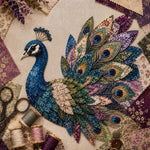 3D Patchwork Bird DIY Craft Kit, Twilight Garden Hummingbird, Summer Garden Hummingbird, Autumn Harvest Hummingbird, Spring Hummingbird, Cardinal, Robin, Owl, Tit, Peacock, Parrot, Bluebird, Eagle, Crow, Flamingo