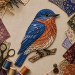 3D Patchwork Bird DIY Craft Kit, Twilight Garden Hummingbird, Summer Garden Hummingbird, Autumn Harvest Hummingbird, Spring Hummingbird, Cardinal, Robin, Owl, Tit, Peacock, Parrot, Bluebird, Eagle, Crow, Flamingo