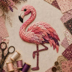 3D Patchwork Bird DIY Craft Kit, Twilight Garden Hummingbird, Summer Garden Hummingbird, Autumn Harvest Hummingbird, Spring Hummingbird, Cardinal, Robin, Owl, Tit, Peacock, Parrot, Bluebird, Eagle, Crow, Flamingo