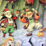 Halloween Embossed Cartoon Cute Stickers, Type A, Type B, Type C, Type D, 4 PCS
