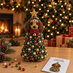 DIY Beaded Animals Decorations Tree Craft Kit, Dachshund, Hedgehog, Owl, Penguin, Rabbit, Highland Cattle, Reindeer, White Bear, Kitten, Pony, Raccoon, Fox