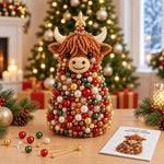DIY Beaded Animals Decorations Tree Craft Kit, Dachshund, Hedgehog, Owl, Penguin, Rabbit, Highland Cattle, Reindeer, White Bear, Kitten, Pony, Raccoon, Fox