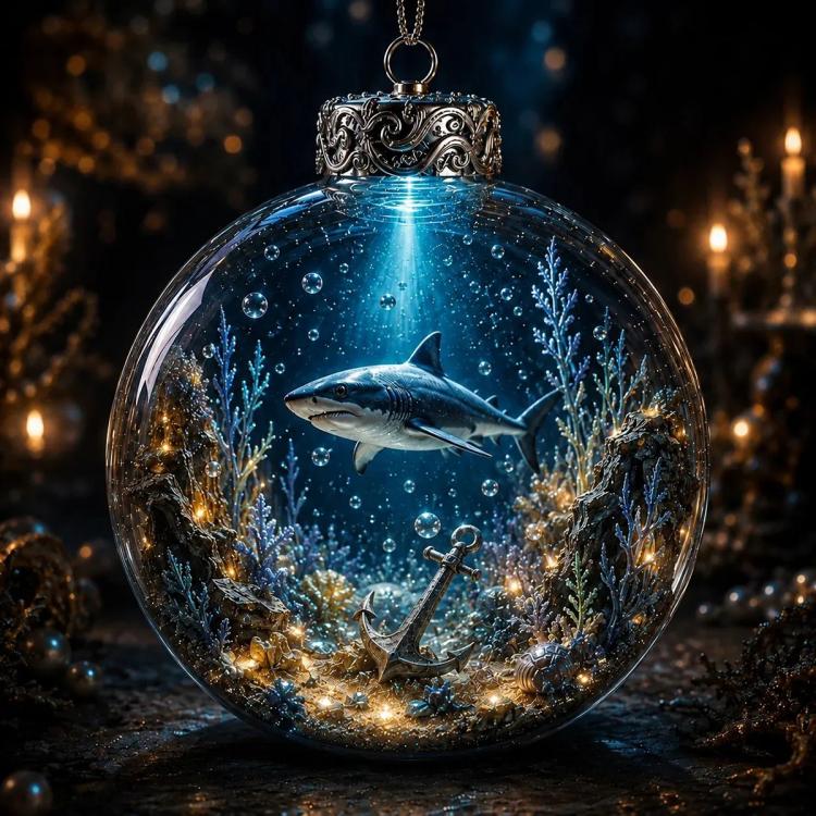 Wild Life Crystal PET Ornament, Octopus Model A, Jellyfish Model A, Seahorse Model A, Sea Turtle Model A, Crab Model A, Whale Model A, Dolphin Model A, Shark Model A, Dolphin Model B, Sea Turtle Model B, Whale Model B, Octopus Model B, Jellyfish Model ...
