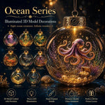Wild Life Crystal PET Ornament, Octopus Model A, Jellyfish Model A, Seahorse Model A, Sea Turtle Model A, Crab Model A, Whale Model A, Dolphin Model A, Shark Model A, Dolphin Model B, Sea Turtle Model B, Whale Model B, Octopus Model B, Jellyfish Model ...