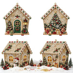 DIY Beaded Pearl Art Christmas Decorations Craft Kit, Santa Claus, Christmas Tree, Wreath, Elk, Snowman, Sock