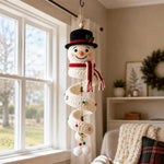 Crochet Christmas Spiral Hanging Ornament DIY Kit, Snowman, Santa Claus, Christmas Tree, Winter Penguin, Merry Reindeer, Night of the Ghosts, Pumpkin Ghost, Snowman Model B, Santa Claus Model B, Christmas Tree Model B