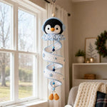 Crochet Christmas Spiral Hanging Ornament DIY Kit, Snowman, Santa Claus, Christmas Tree, Winter Penguin, Merry Reindeer, Night of the Ghosts, Pumpkin Ghost, Snowman Model B, Santa Claus Model B, Christmas Tree Model B