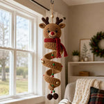 Crochet Christmas Spiral Hanging Ornament DIY Kit, Snowman, Santa Claus, Christmas Tree, Winter Penguin, Merry Reindeer, Night of the Ghosts, Pumpkin Ghost, Snowman Model B, Santa Claus Model B, Christmas Tree Model B