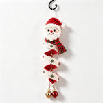 Crochet Christmas Spiral Hanging Ornament DIY Kit, Snowman, Santa Claus, Christmas Tree, Winter Penguin, Merry Reindeer, Night of the Ghosts, Pumpkin Ghost, Snowman Model B, Santa Claus Model B, Christmas Tree Model B