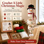 Crochet Christmas Spiral Hanging Ornament DIY Kit, Snowman, Santa Claus, Christmas Tree, Winter Penguin, Merry Reindeer, Night of the Ghosts, Pumpkin Ghost, Snowman Model B, Santa Claus Model B, Christmas Tree Model B
