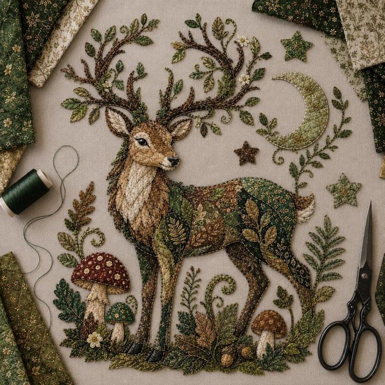 3D Mythic Wilds DIY Layered Patchwork Art Kit, Phoenix, Bigfoot Monster, Crow, Elk, Red Dragon, Blue Dragon, Green Dragon, Purple Dragon