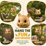 Big Funny Animal Squirrel Head Feeder for Outdoor Garden