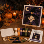 3D Halloween Fabric Weaving Quilt DIY Kit, Pumpkin, Ghosts, Witch, Mummy, Skull, Vampire