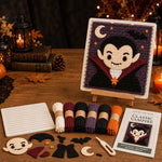 3D Halloween Fabric Weaving Quilt DIY Kit, Pumpkin, Ghosts, Witch, Mummy, Skull, Vampire