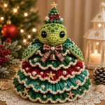 Crochet Marine Animal Yarn Christmas Tree DIY Kit, Clownfish, Sea Turtle, Dolphin, Octopus, Seahorse, Crab, Whale, Manta Ray