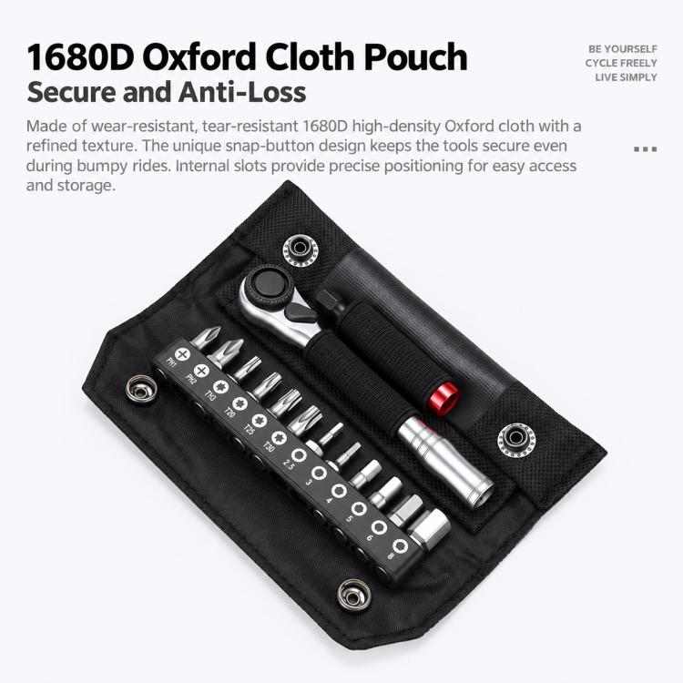 WEST BIKING Bicycle Repair Tool Ratchet Wrench Screwdriver Combo Kit for Mountain & Road Bikes, Ratchet Wrench Kit