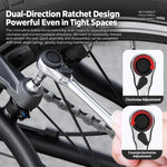 WEST BIKING Bicycle Repair Tool Ratchet Wrench Screwdriver Combo Kit for Mountain & Road Bikes, Ratchet Wrench Kit