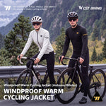 WEST BIKING Winter Fleece Thermal Cycling Jersey Set Long Sleeve for Unisex, M, L, XL, XXL, XXXL