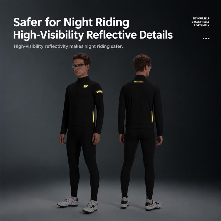 WEST BIKING Winter Fleece Thermal Cycling Jersey Set Long Sleeve for Unisex, M, L, XL, XXL, XXXL