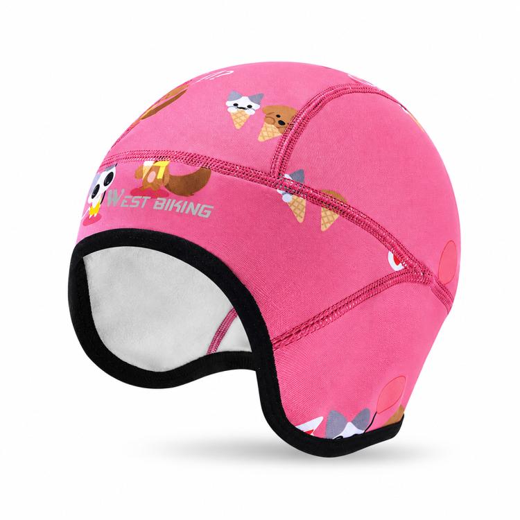WEST BIKING Kids Winter Fleece Thermal Cap Windproof Cold Weather Face Mask for Cycling Skiing, One Size