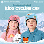 WEST BIKING Kids Winter Fleece Thermal Cap Windproof Cold Weather Face Mask for Cycling Skiing, One Size