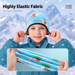 WEST BIKING Kids Winter Fleece Thermal Cap Windproof Cold Weather Face Mask for Cycling Skiing, One Size