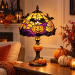 Halloween Stained Glass Lamp