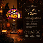 Halloween Stained Glass Lamp