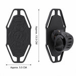 WEST BIKING Silicone Bike Phone Holder Anti-Slip Shockproof Navigation Mount