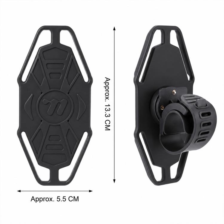 WEST BIKING Silicone Bike Phone Holder Anti-Slip Shockproof Navigation Mount
