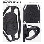 WEST BIKING Silicone Bike Phone Holder Anti-Slip Shockproof Navigation Mount
