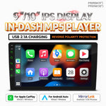 Double-DIN Car MP5 Player Wireless CarPlay/Android Auto Bluetooth HD Display, 9 inch, 9 inch+AHD, 10 inch, 10 inch+AHD