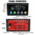 Double-DIN Car MP5 Player Wireless CarPlay/Android Auto Bluetooth HD Display, 9 inch, 9 inch+AHD, 10 inch, 10 inch+AHD