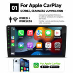 Double-DIN Car MP5 Player Wireless CarPlay/Android Auto Bluetooth HD Display, 9 inch, 9 inch+AHD, 10 inch, 10 inch+AHD