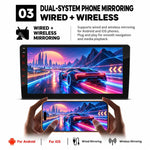 Double-DIN Car MP5 Player Wireless CarPlay/Android Auto Bluetooth HD Display, 9 inch, 9 inch+AHD, 10 inch, 10 inch+AHD