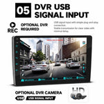 Double-DIN Car MP5 Player Wireless CarPlay/Android Auto Bluetooth HD Display, 9 inch, 9 inch+AHD, 10 inch, 10 inch+AHD