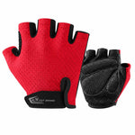 WEST BIKING 1 Pair Kids Half Finger Bicycle Gloves Breathable Wear-resistant Anti-slip Outdoor Cycling Gear, S, M, L