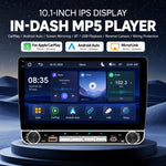 10.1 inch IPS Double-DIN Car MP5 Player Wireless CarPlay/Android Auto Bluetooth HD Display