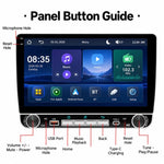 10.1 inch IPS Double-DIN Car MP5 Player Wireless CarPlay/Android Auto Bluetooth HD Display