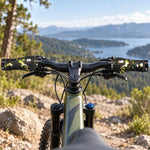 WEST BIKING 1 Pair Honeycomb Palm Rest Anti-slip Shock Absorbing MTB Handlebar Grips