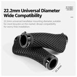 WEST BIKING 1 Pair Honeycomb Palm Rest Anti-slip Shock Absorbing MTB Handlebar Grips