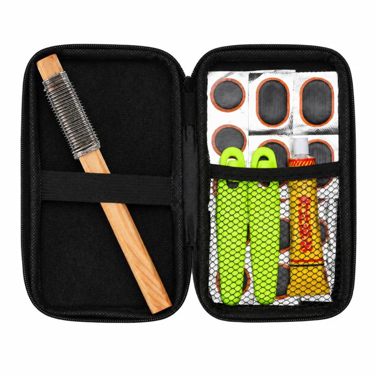 WEST BIKING Bike Tire Repair Kit Fast Puncture Patch Tool Bag, Glue-Free, Tire Repair Kit