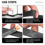 WEST BIKING Bike Tire Repair Kit Fast Puncture Patch Tool Bag, Glue-Free, Tire Repair Kit