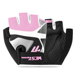 WEST BIKING 1 Pair Kids Half Finger Cycling Gloves Outdoor Sports Protective Gear, S, M, L