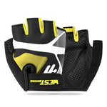 WEST BIKING 1 Pair Kids Half Finger Cycling Gloves Outdoor Sports Protective Gear, S, M, L